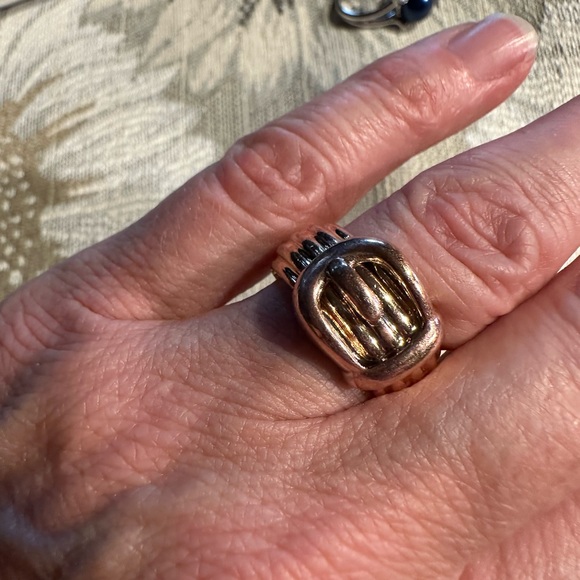 Milor Bronze buckle ring - size 8 - Picture 2 of 9